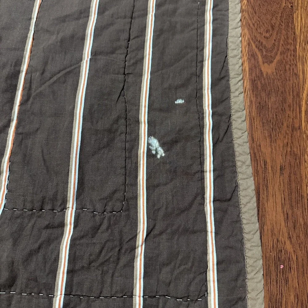 Woolrich Twin Quilt Sham Set Kids Big Bear Campground Camp Cabin Wilderness 2Pc